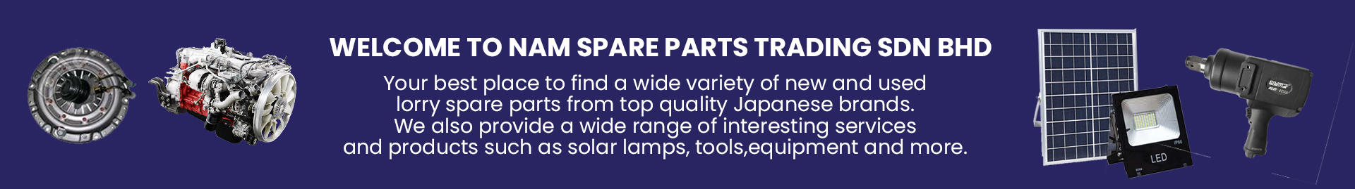 Banner front website